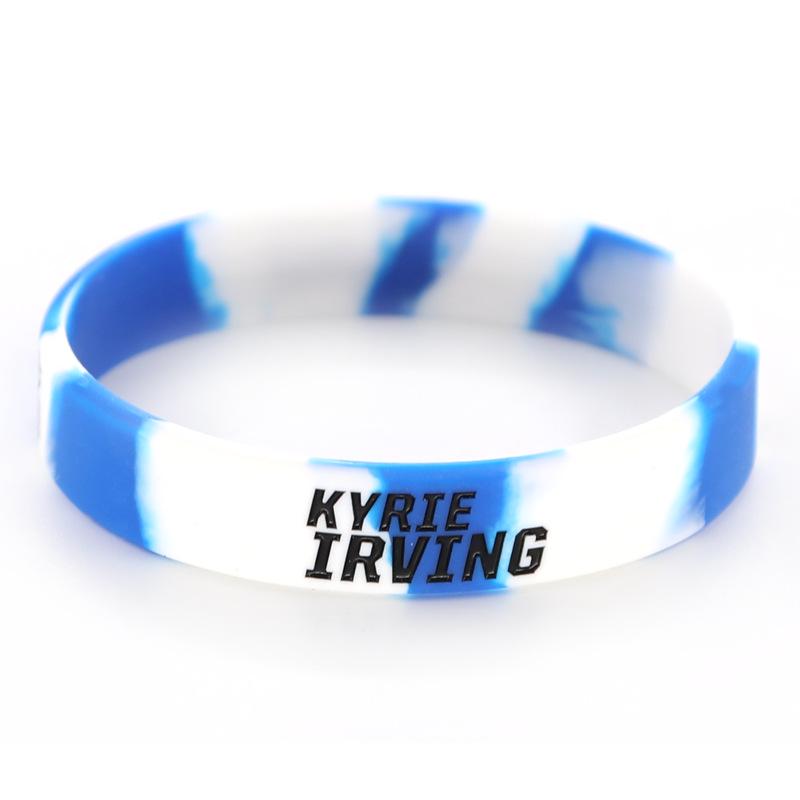 2023 Dallas Mavericks Kyrie Irving Signed Eco-friendly Silicone Basketball Bracelet