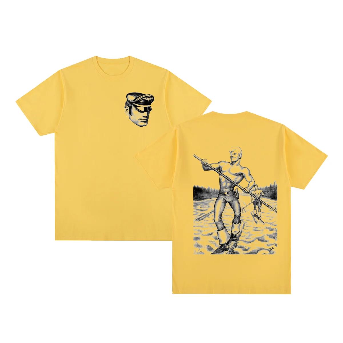 

Tom of Finland Skateboard Vintage T-shirt Heavy LGBT Rainbow Fashion Cotton Men Tee Tshirt Womens Tops 3XL