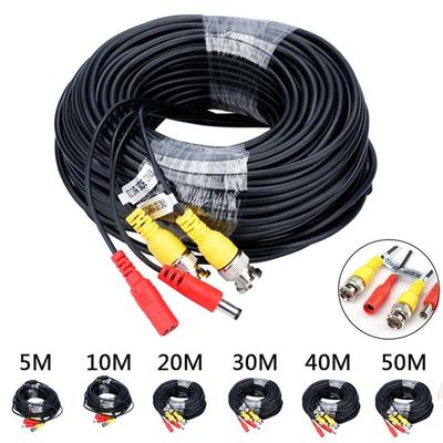 5/10/15/20/30/40/50 Meter BNC Video Stromkabel Überwachungskamera Drahtkabel für Überwachung CCTV DVR Überwachungssystem