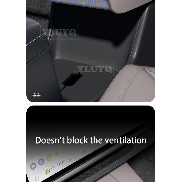 For Volvo 2026 XC70 Car Wireless Charging Pad, Silicone Mat, Full-Cover Anti-Slip Protective Mat, Car Interior Accessory