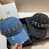 Heavy Industry Rhinestone Letter Celnie Sports Cowboy Baseball Cap Youth Personality Ripped Cap Women