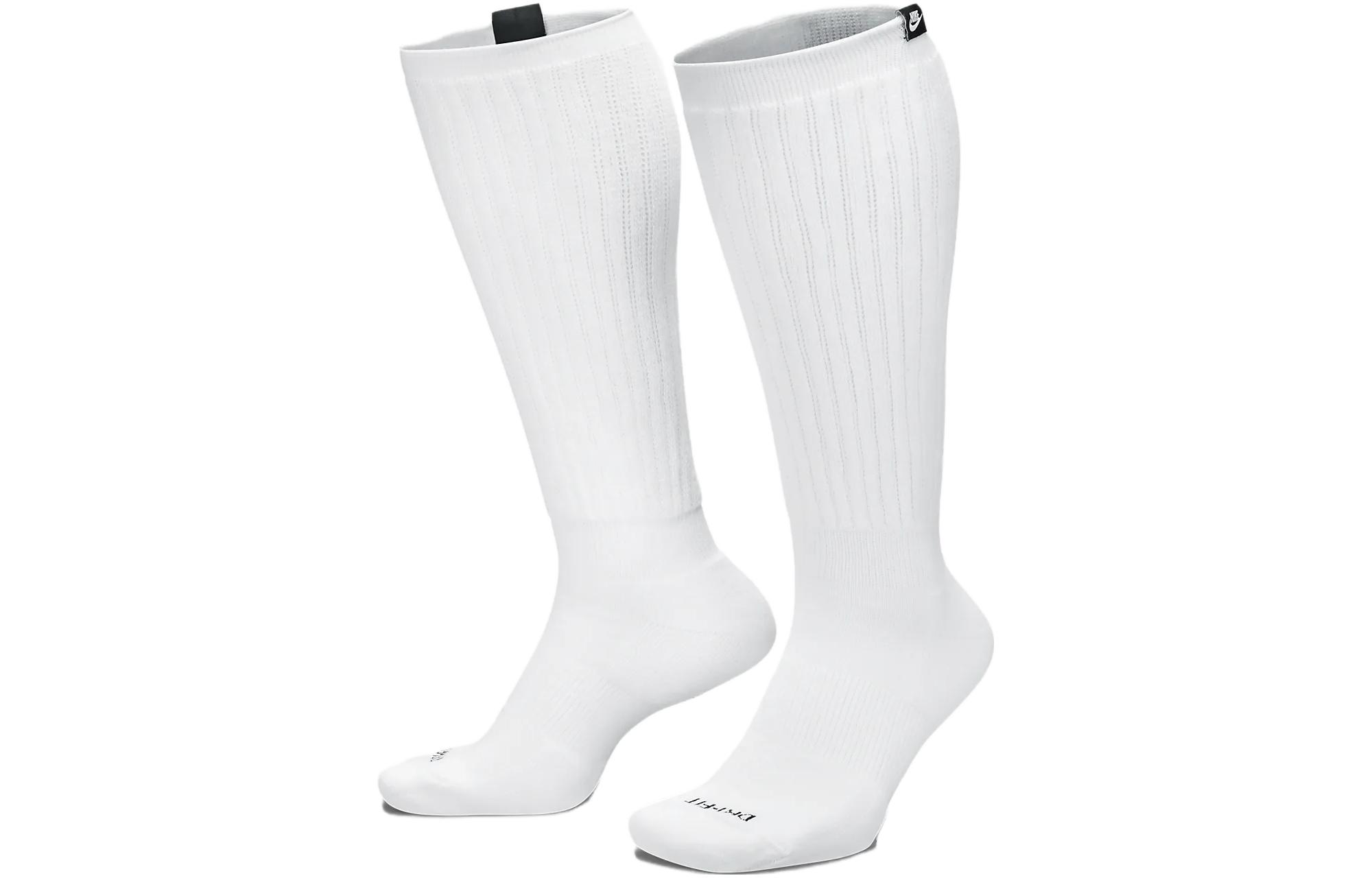 Nike Mid-Calf Socks Men s White FN7406-100 L