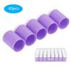 40pcs Finger Sponge Daubers Art Ink Stamping Card Craft Drawing Finger Painting SpongePurple