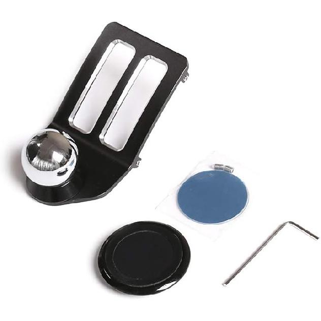 Black Aluminum Alloy Car Center Air Vent Mobile Phone Holder Accessories for Mercedes Benz C Class W204 C180 C200 2008-2013