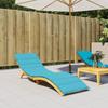 Vidaxl Sun Lounger Cushion, Turquoise, Oxford Fabric