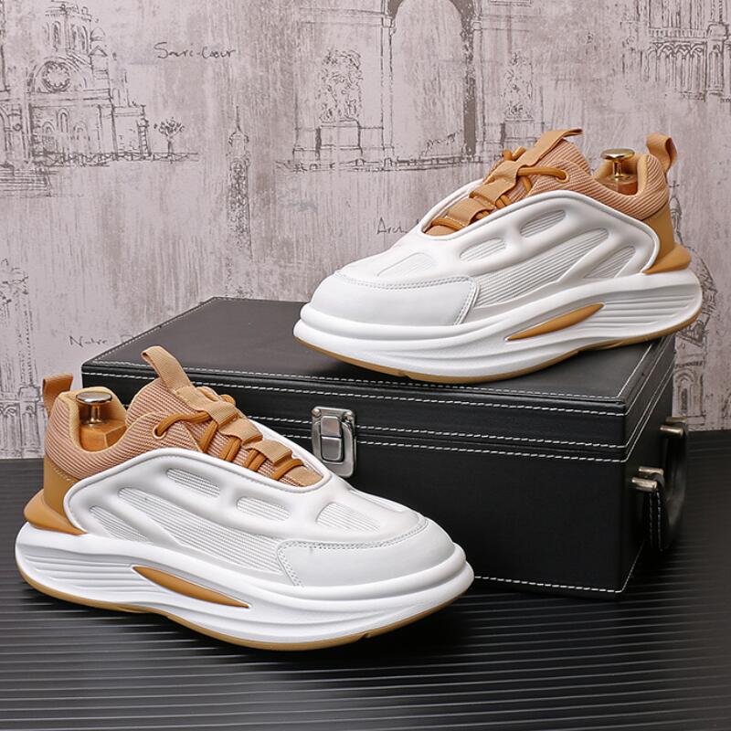 Fashion NEW Fashion Skateboard Shoes Korean Version of Casual Shoes with Sneakers Men's Casual Shoes Zapatos Hombre A14