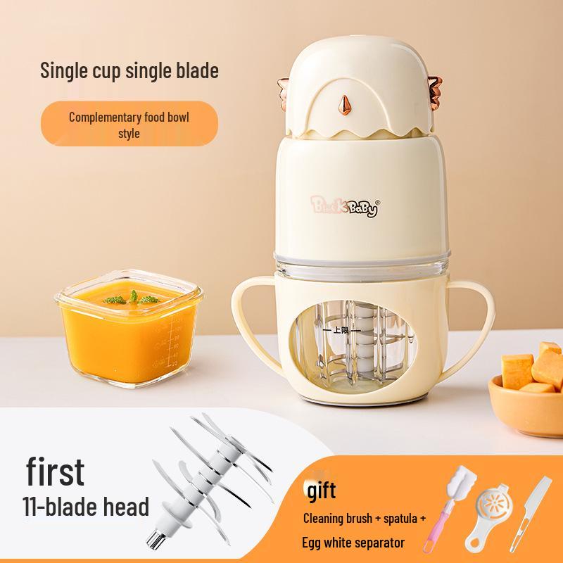 ElectroCN Compacte Babyvoeding Blender: 2025 Model met Stalen Mes & Nieuw Hoofdontwerp voor Maaltijden van Peuters