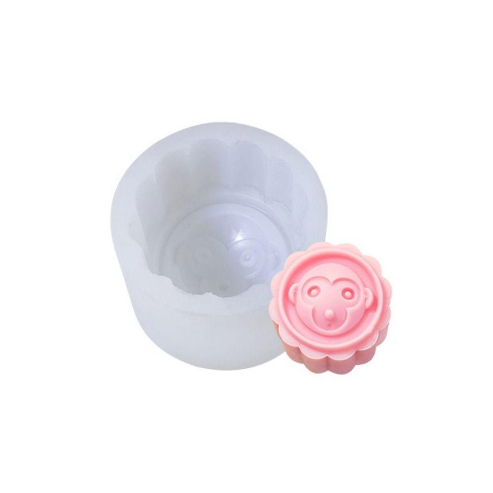 Soft Panda Claw Mooncake Mold Cartoon Animal Pastry Mold  Mid- Autumn Festival