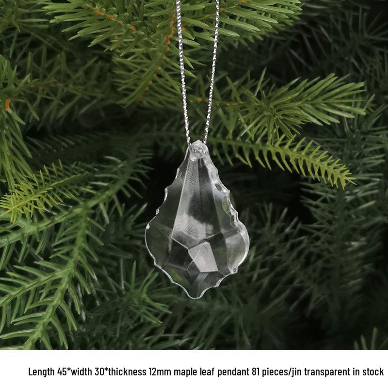 DIY Acrylic Beaded Jewelry Accessories: Transparent Cone Pendant for Door, Window, or Bead Curtains