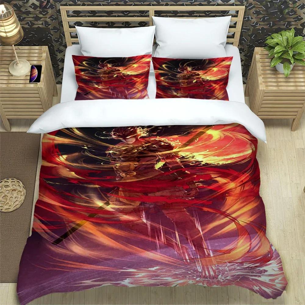 Sun WuKong Monkey King Print Three Piece Bedding Set Fashion Article Children or Adults for Beds Quilt Covers Pillowcases Gift