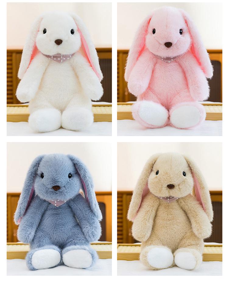 Plush Rabbit Doll - Comforting Toy for Kids, Hand-held Baby Sleep Aid, Perfect Birthday Gift for Children
