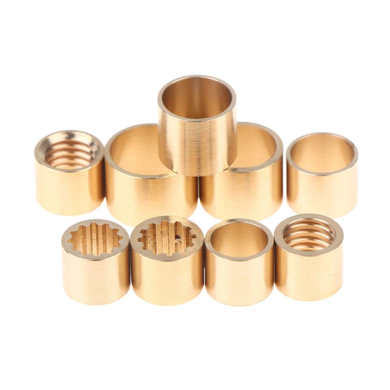 10 Stück DIY Snooker Billard Kupfer Messing Pool Queue Ferrule Reparatur Zubehör 9mm 10mm 11mm 12mm 13mm Messing Zubehör