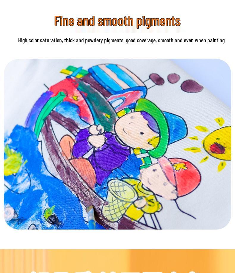 Little Yellow Duck Children's Brush Set: 158-Piece Birthday Gift with Watercolor Pens in Handheld Gift Box