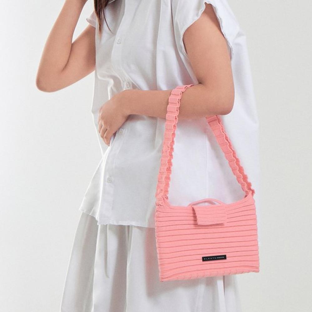 PleatsMaMa Pink New Melody Bag M