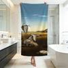 Ethereal H-HokusaiS Towel Five-Star Hotel Quality Eco-Friendly Ultra Soft Thick Towels & Beach Towels