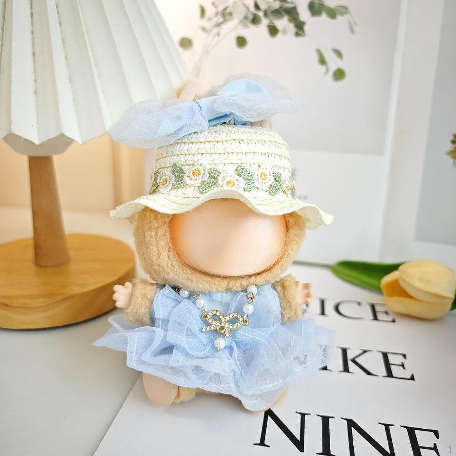 

Одежда для кукол-девочек, головной убор с бантом, декор, фатиновое платье, комплект для кукол 57 лет, 810, стиль A Style I