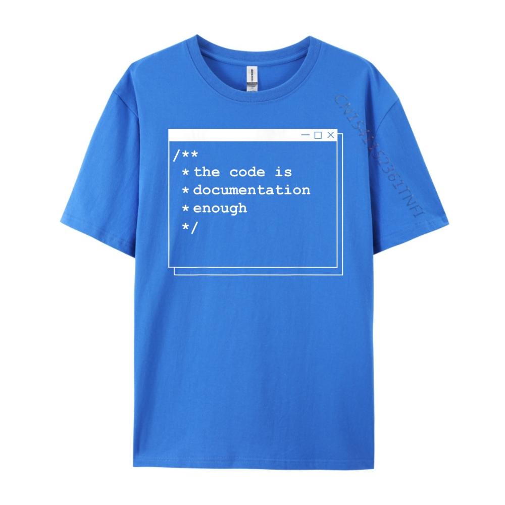 The Code Is Enough Computer Programming Nerd Men Graphic Tees Mens Shirt Oversized Party
