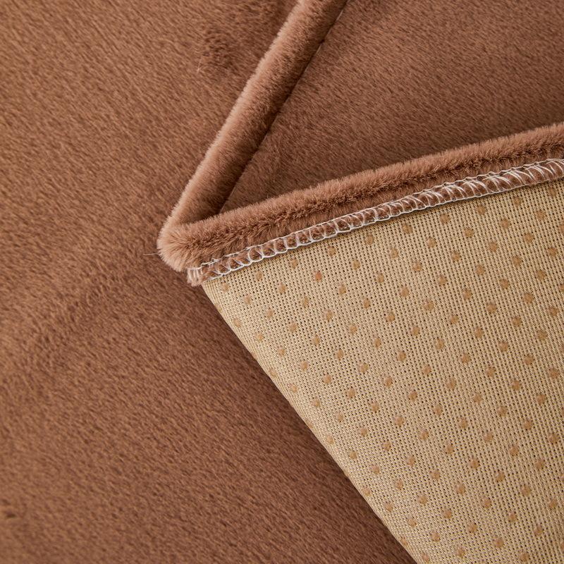 Sofa Cushion Solid Color Plush Cushion Autumn and Winter New High-grade Sense Thickened Non-slip Sofa Cover Cover Cloth