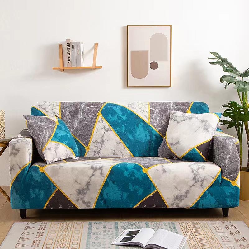 1pc Bohemian Sofa Slipcover, Non-slip Sofa Cover, Elastic Couch Cover Furniture Protector for Bedroom Office Living Room Home Decor