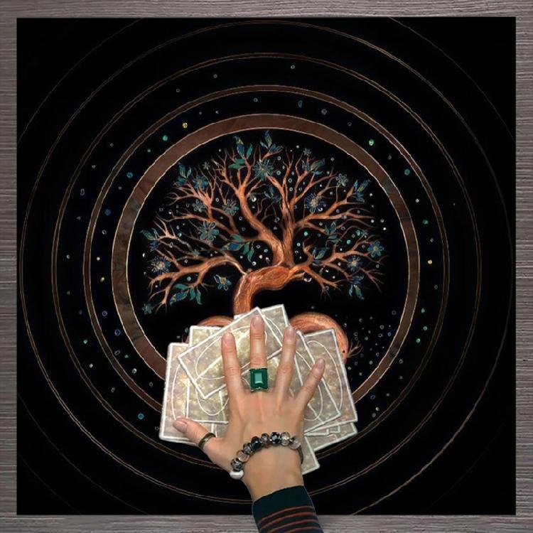 Metaphysical Game Mat Pendulum Divinations Altar Tablecloth Board Game Card Pad