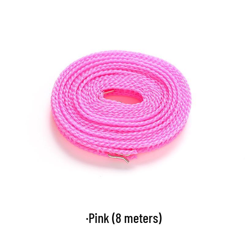 5x8m Einziehbare Verhedderungsfreie Wäscheleine: Wäscheleine für draußen zum Trocknen von Quilts & Kleidung