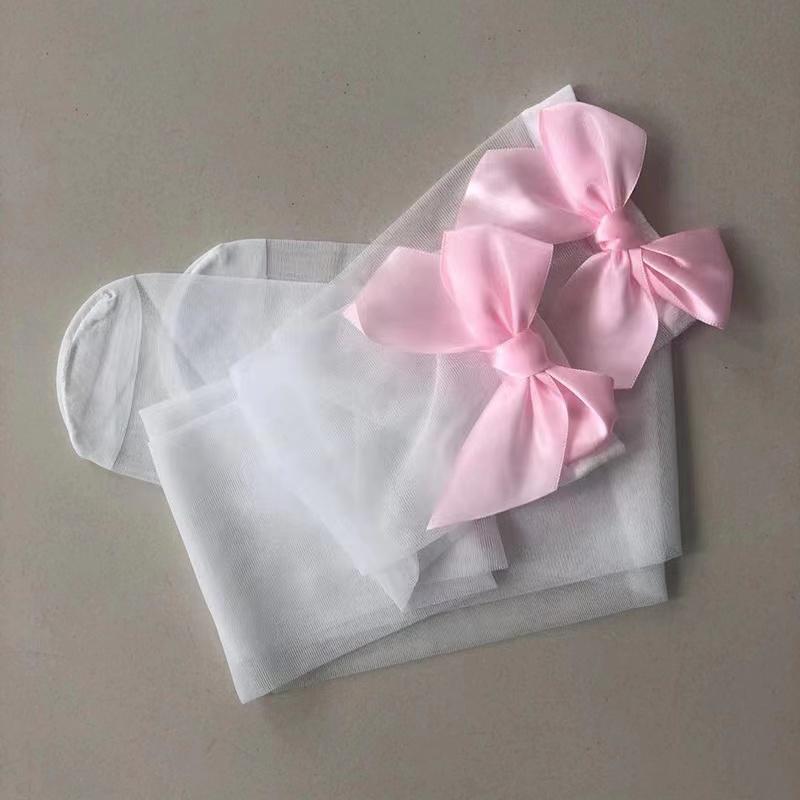 Jk Girls Stockings Pink Bow Knee Socks Stay Up Thigh High Silk Stockings Hose Ladies Lolita Jk Socks Stockings Lingerie Porno