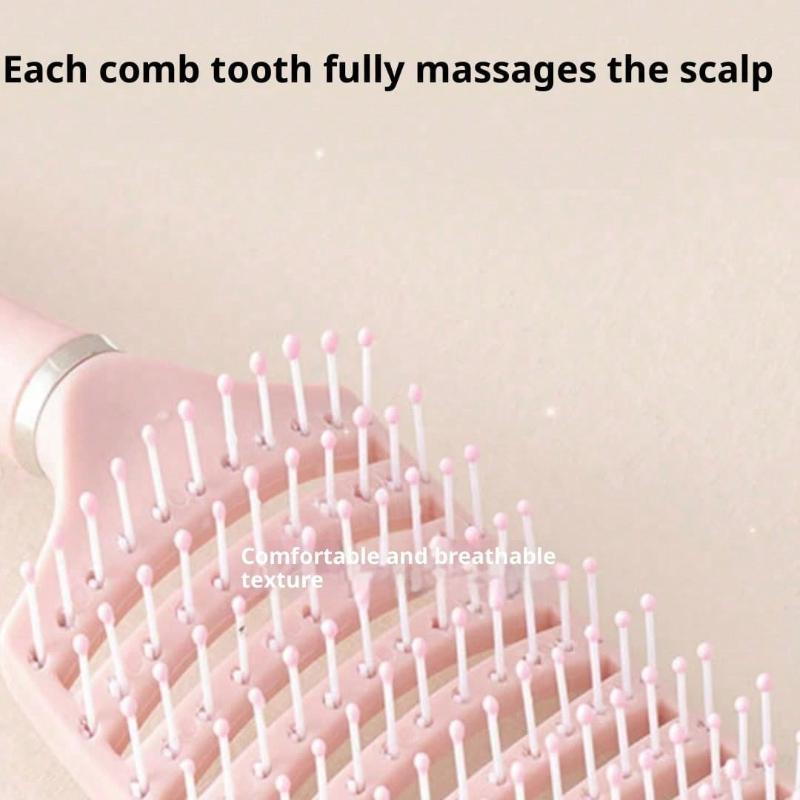 Comb curling comb back hair styling artifact long hair curly massage large curved comb