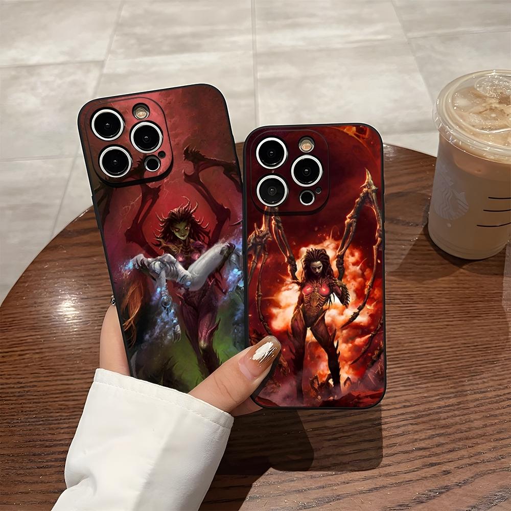 Phone Case For 17 Pro Max Iphone 14 Pro Max 12 16 15 13 Pro 11 Xr X Xs 8 7 Plus Back Cover Game About S-StarCraft 2 Zerg