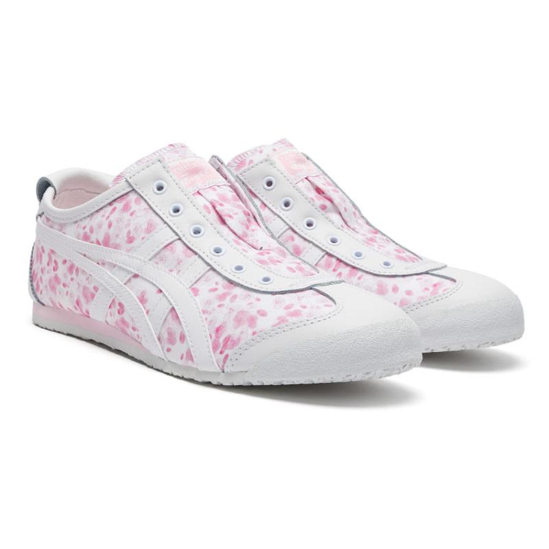 Onitsuka Tiger MEXICO 66 Anti Slip Wear Resistant Low Top Skateboard Shoes Unisex White Pink Sneakers 1183b709-701