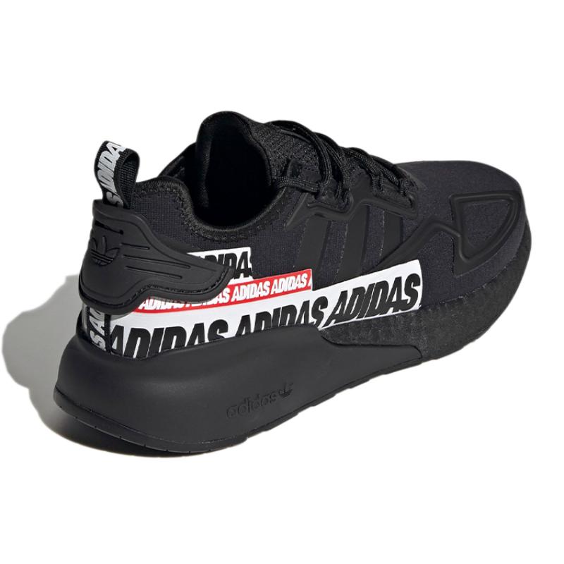 Adidas Zx 2K Boost 'Bold Logo Graphic Black' Sneakers FX7038