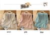 Women's Retro Cotton Five-Sleeve Ethnic Style Round Neck Top - Loose, Slimming Shirt for Spring/Summer