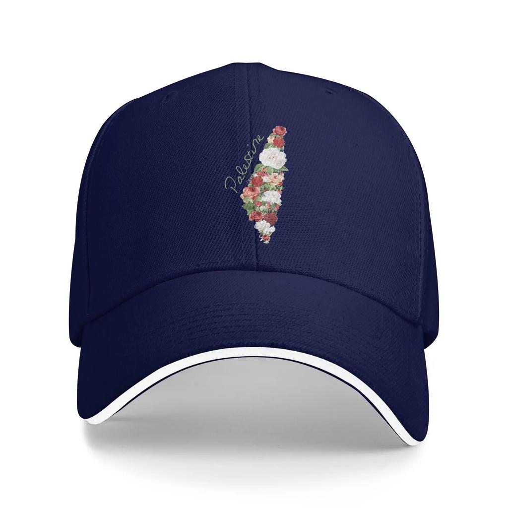 Summer Casual Baseball Cap Palestinian Flower Outdoor Gym Hip Hop Hats For Men Women Sun  y2k Retro Baseball Caps