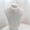 White Lace Tassel Choker Necklace - Sweet Fairy Style with Love and Desire