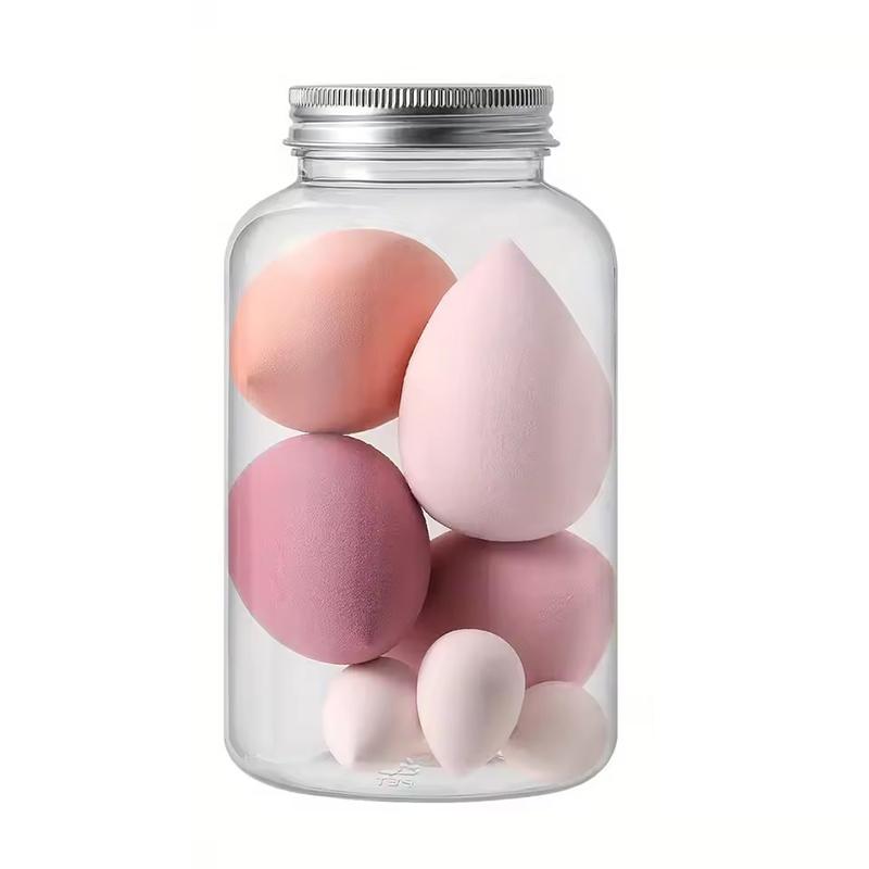 7 Stück Make-up-Schwamm Kosmetik-Puff Foundation-Schwämme Blender Beauty-Ei Puder-Puffs Make-up-Zubehör Frauen Make-up-Werkzeuge