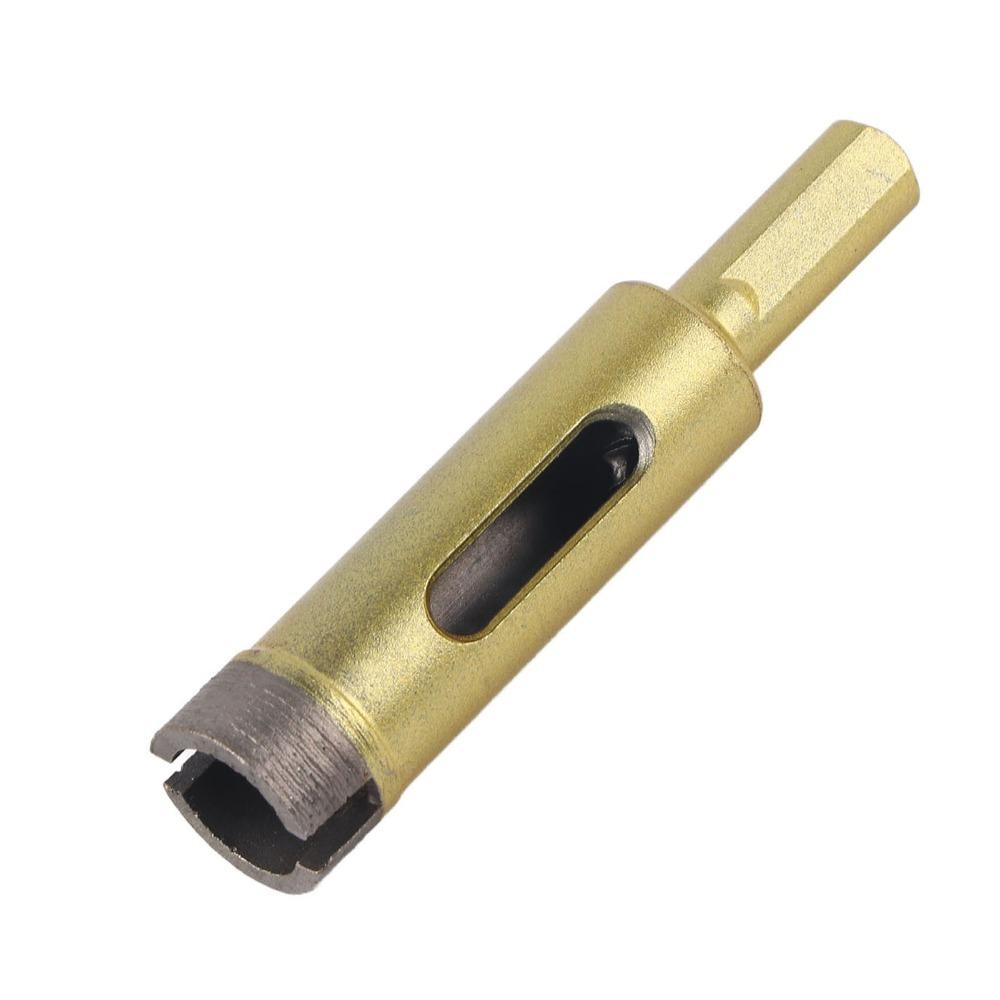16mm 5/8 Inch Diamond Drill Bit 10mm(0.39in) Shank Core Drill Bit  For Drilling Glass