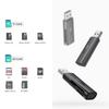 Ugreen CM264 USB 3.0 Dual Slot SD/TF Memory Card Reader - Black, High-Speed Data Transfer