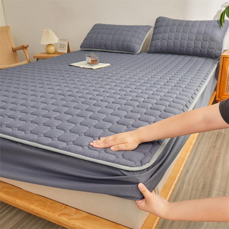 Couple Bed  Double Bed Sheets Mattress Covers 2 People Bed Cover Elastic Fitted Sheet 140 160x200 Queen  Bedspread Bed Linen