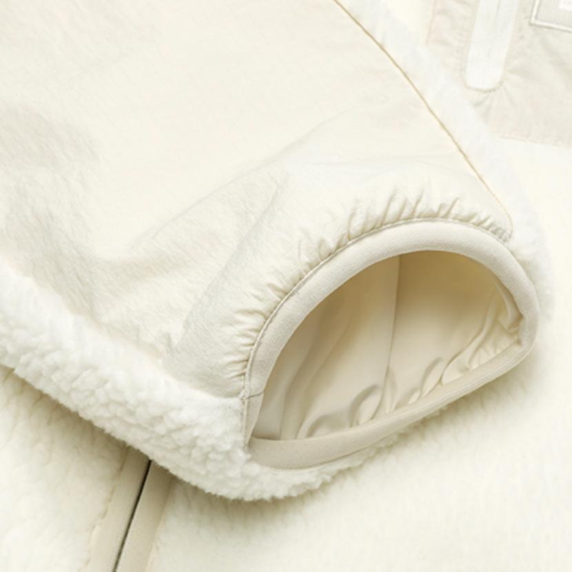 New FILA Velvet Jackets Men's Ecru F51M249998F-IV