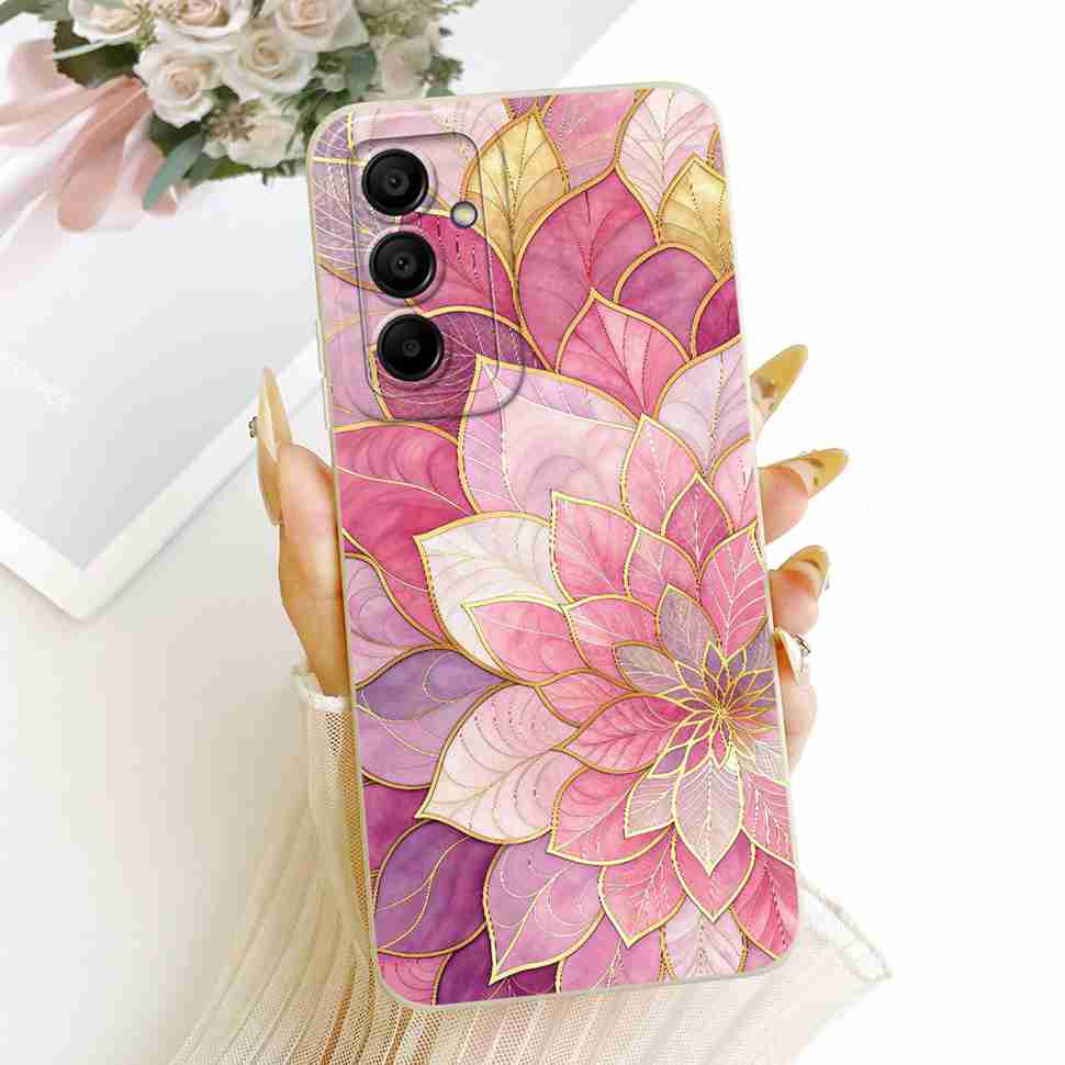 For Samsung A16 Case Silicone Cartoon Pattern Samsung Galaxy A16 5G SM-A166B Phone Case Protective Shell Back Cover Soft Case