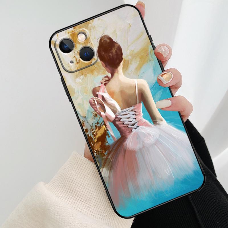 Ballerina Ballet Dance Girl Phone Case For iPhone 17 Pro Max 15 14 13 11 12 16 Pro Max mini 15 16 Plus 16e 17 Air Cover