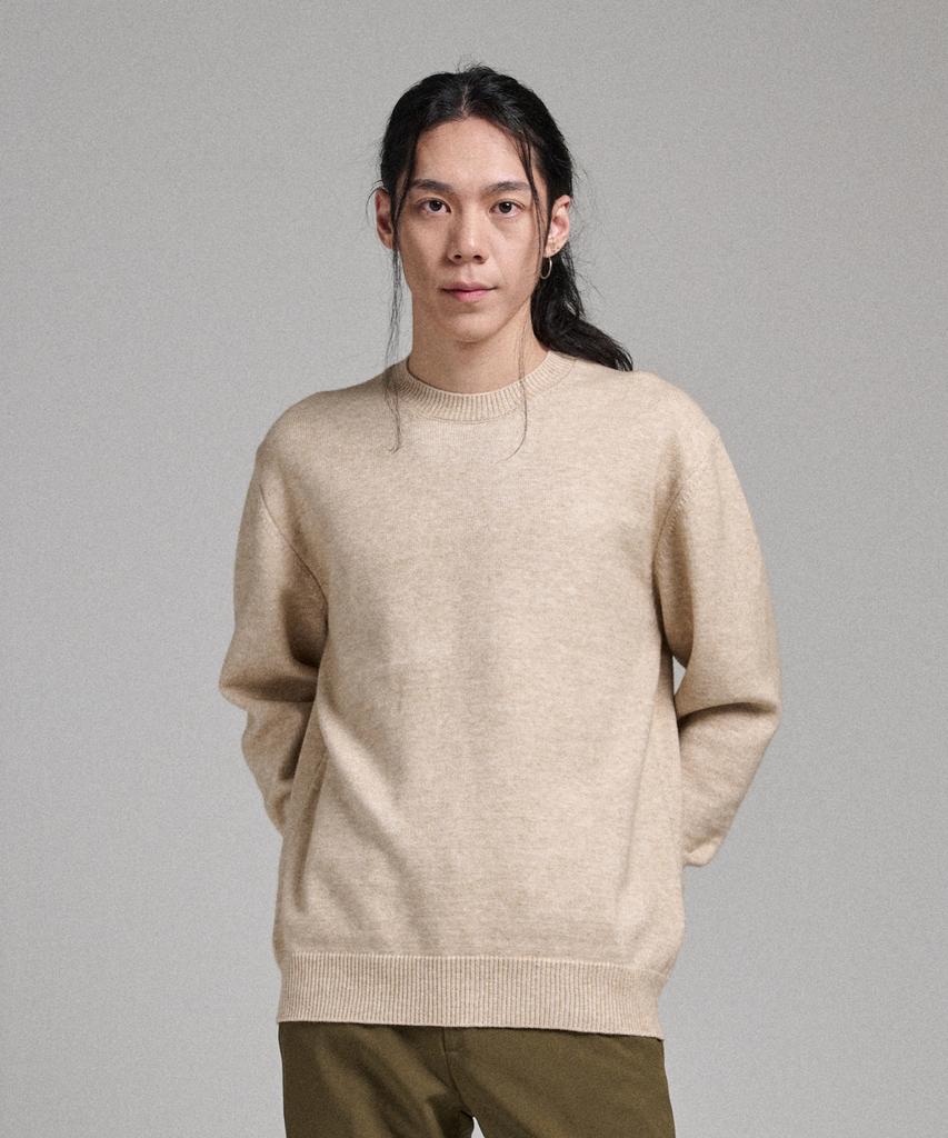ANALOG MOOD Signature Soft Round Knit (Oatmeal)
