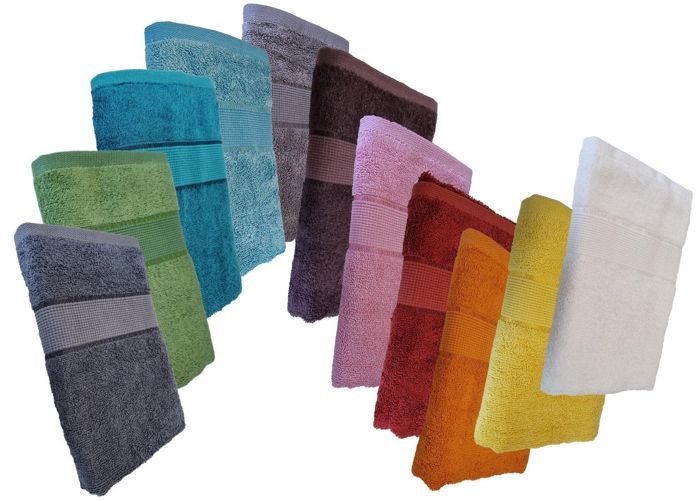 M'DECO - Lot de 20 serviettes invités colorés en Bambou Taille Unique