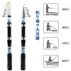 SANLIKE Telescopic Casting Fiberglass Sabiki Perfect for Sea and Pier Easy to Use for Compact and Portable 2.4M Rod, Rod, Ultra-Lightweight,