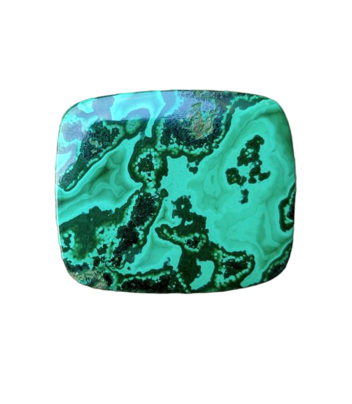 Amazing Designer Malachite Cabochon, 85.70 Carat, Healing Gemstone, Loose Stones, Malachite Cabochon, 38x32x5 MM.
