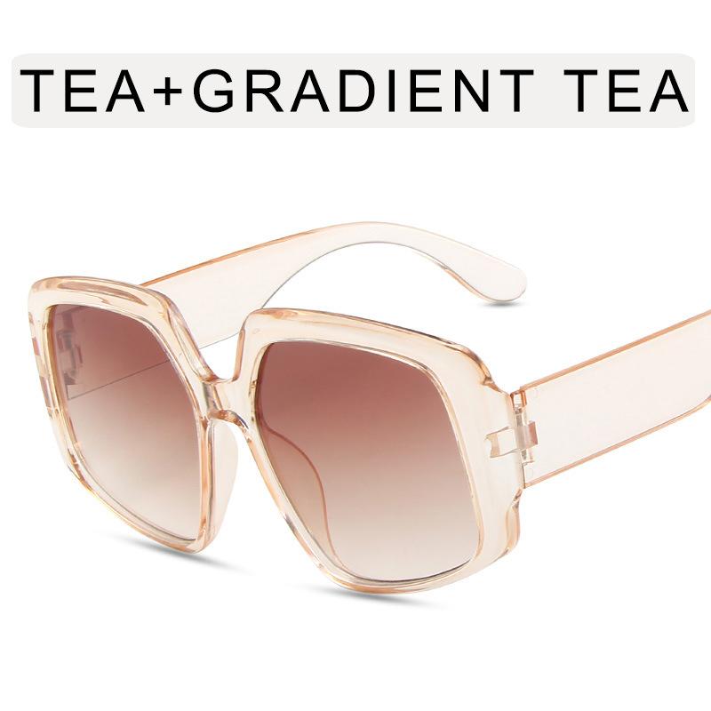 European American Style Sun glasses Man Woman Big Frame UV Protection Women Sunglasses High Quality Female Sunglass