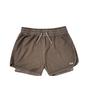 Negeotibeuseupeulliskeulleob (W) Airvent Luna Running 2-In-1 Pants (Brown)