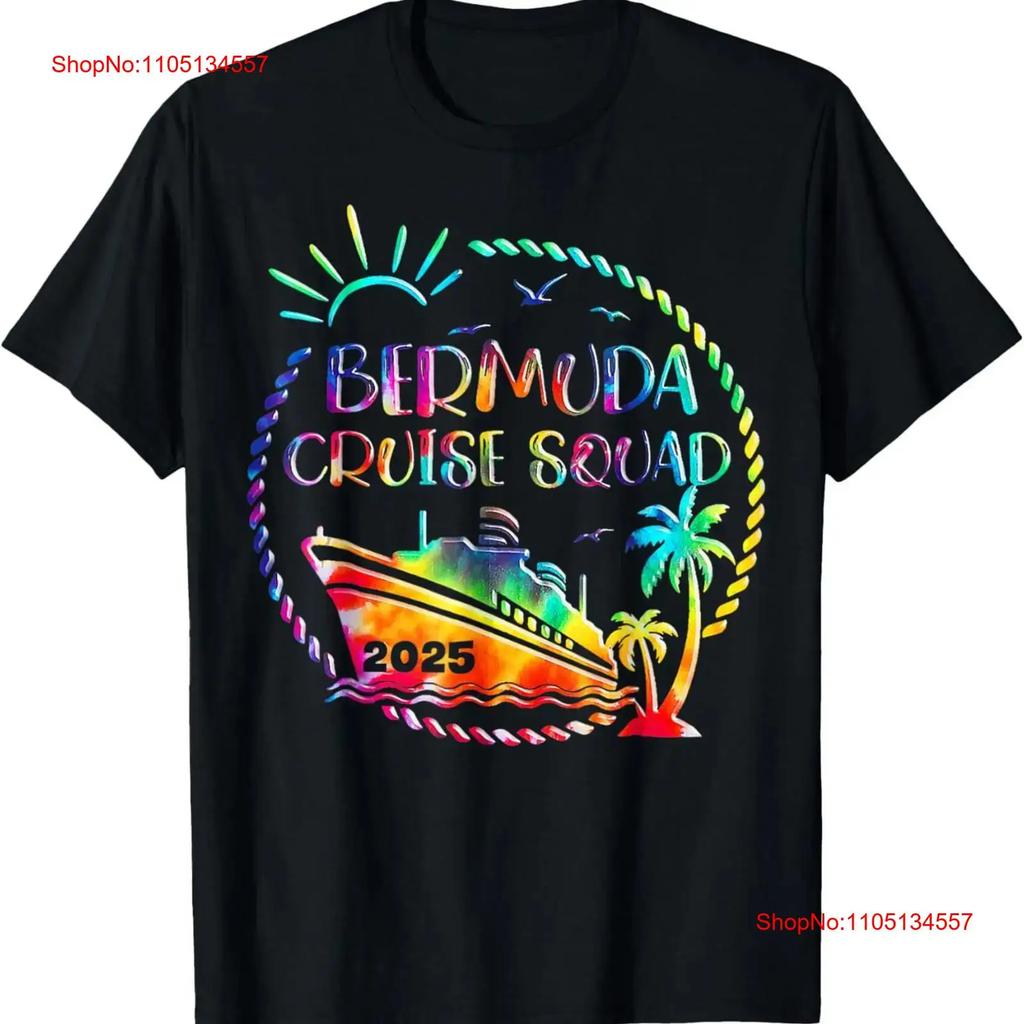 Cruise Squad Bermuda Cruising Together Matching Adult S XL T Shirt vintage Washed Soft Stretched streetwear fashion