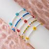 Bohemian Colorful Seed Bead Flowers Anklet for Women Ethnic Cute Flower Charm Ankle Bracelet On The Leg Beach Party Foot Jewelry