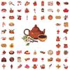 85 Festive New Year Fortune Stickers for Spring Festival & Chinese Decorative Trends