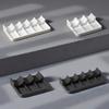 3D Printed Plastic Brush Holder Lightweight Portable Painting Brush Rest Holder Space-Saving Mini Size Brush Storage Box
